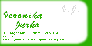 veronika jurko business card